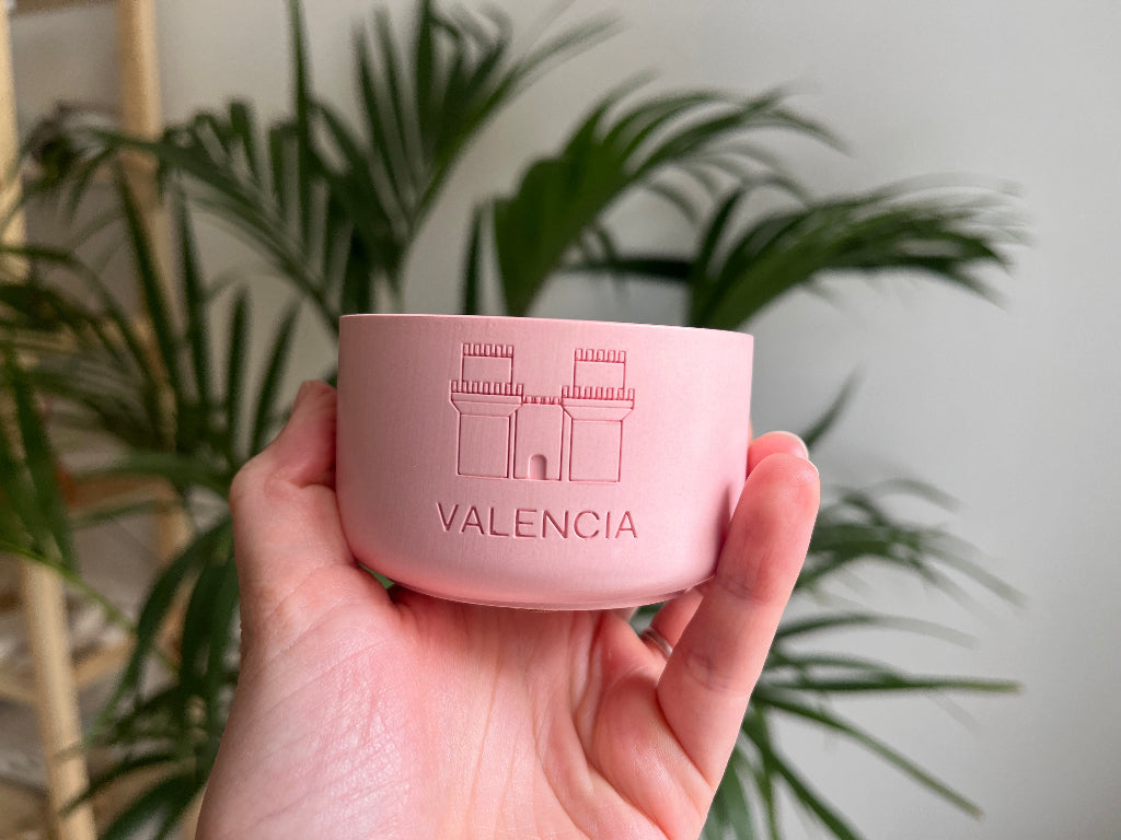 Pink Valencia candle