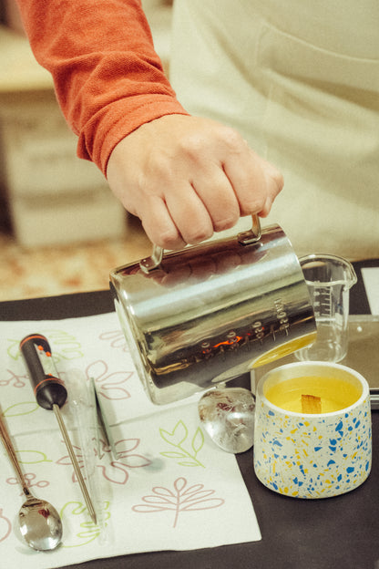 Taller de fabricación de velas - en inglés