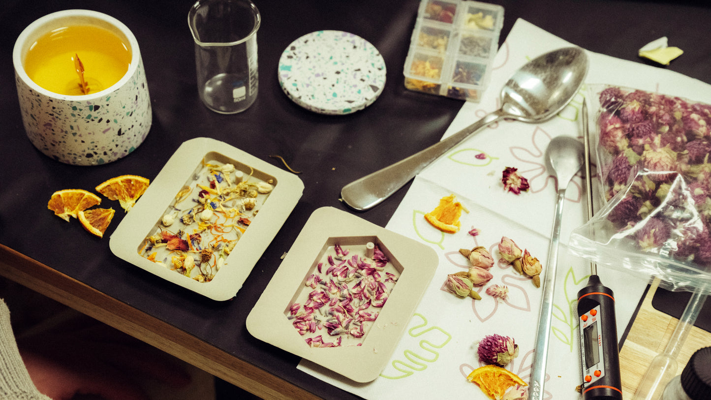 Taller de fabricación de velas - en inglés