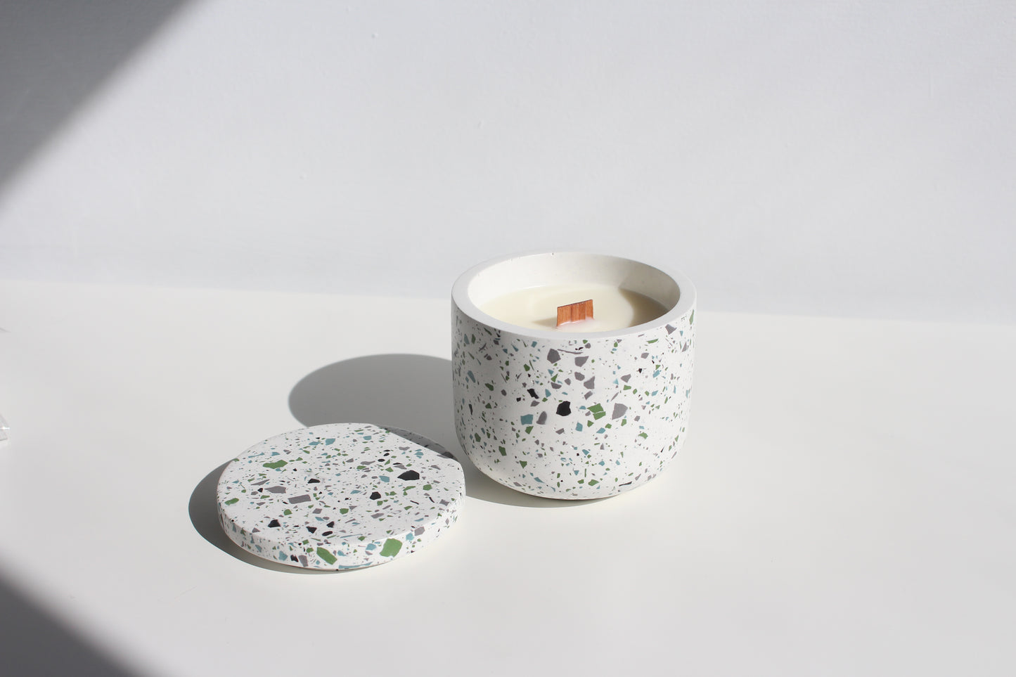 Christmas collection terrazzo candle