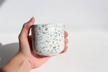 Christmas collection terrazzo candle