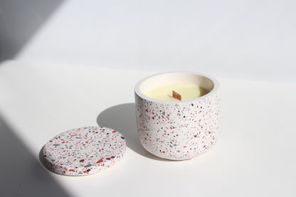 Christmas collection terrazzo candle